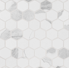 Eden Statuary 2x2 Hex - porcelain tile